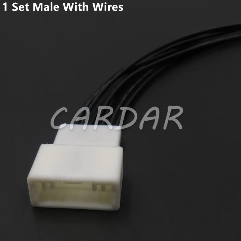 8 Pin 0.6 Series Miniature Wire Connector Car Modification Accessories Auto Wiring Terminal Socket