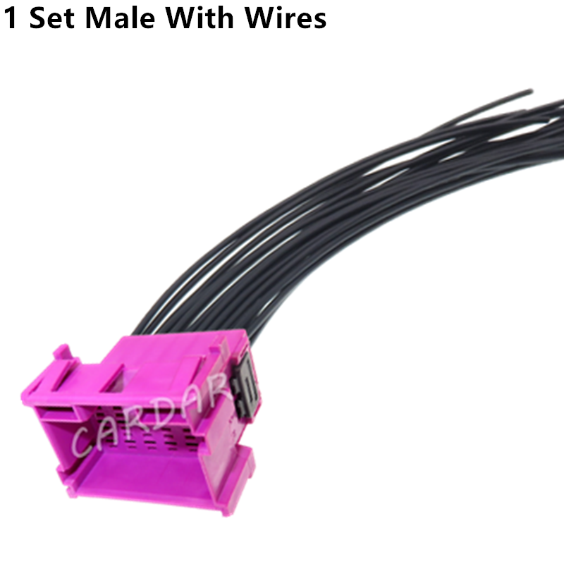 18 Pin 1-967624-2 1-967629-2 Male Plug Female Socket Automobile Parts Car Electric Wire Unsealed Connector