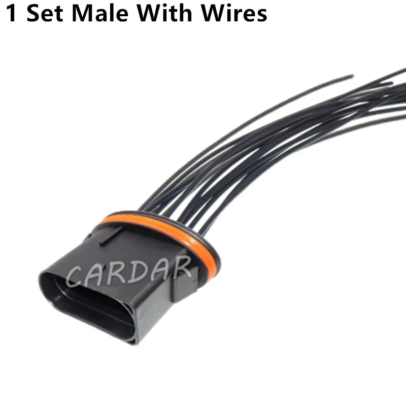 14 Pin Automotive Wiring Terminal Composite Connector 1304487040 8W0973737 Waterproof Electrical Socket Car Unsealed Plug