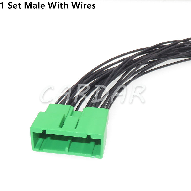 22 Pin Automobile Instrument Electric Wire Plastic Housing Unsealed Socket For Honda IL-AG5-22S-D3C1 IL-AG5-22P-D3C1