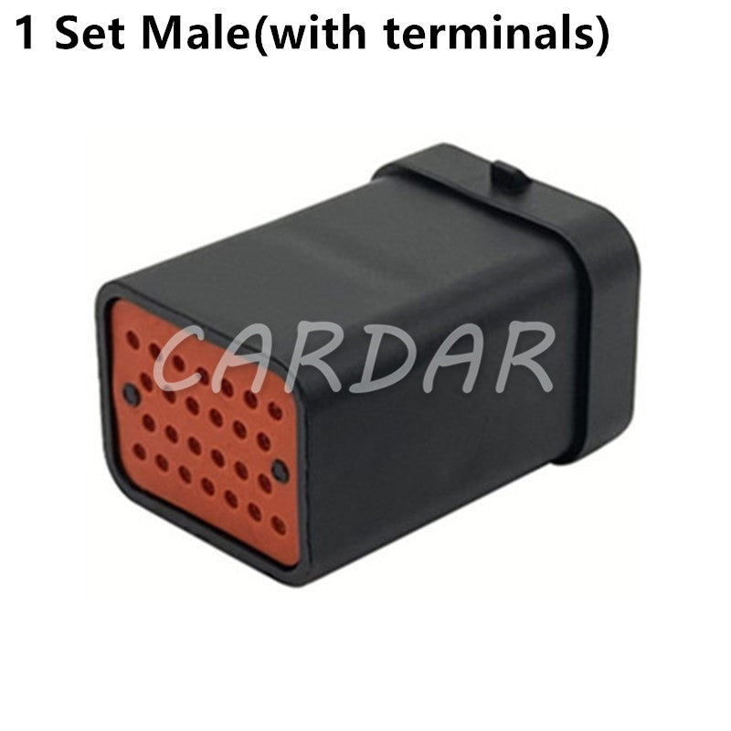 26 Pin 6437288-6 1437288-6 3-1437290-7 Car ECU Connector Wire To Board Plug Straight PCB Socket