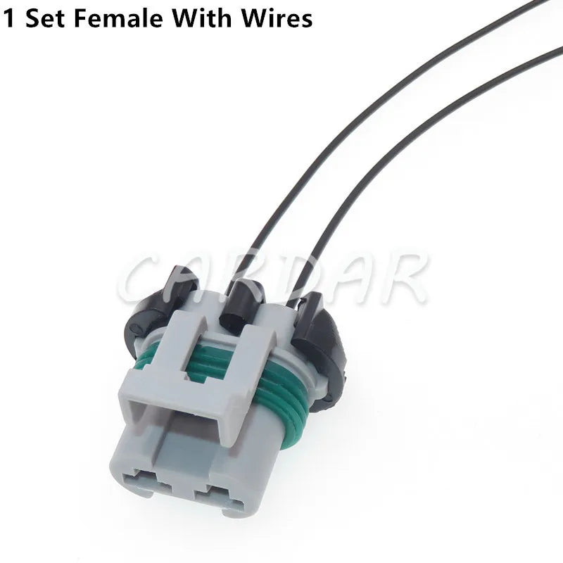 2 Pin 6.3mm Socket 15363990 15363993 15344054 Auto Fan Radiator Connector For BUICK Toyota Map Sensor Connector