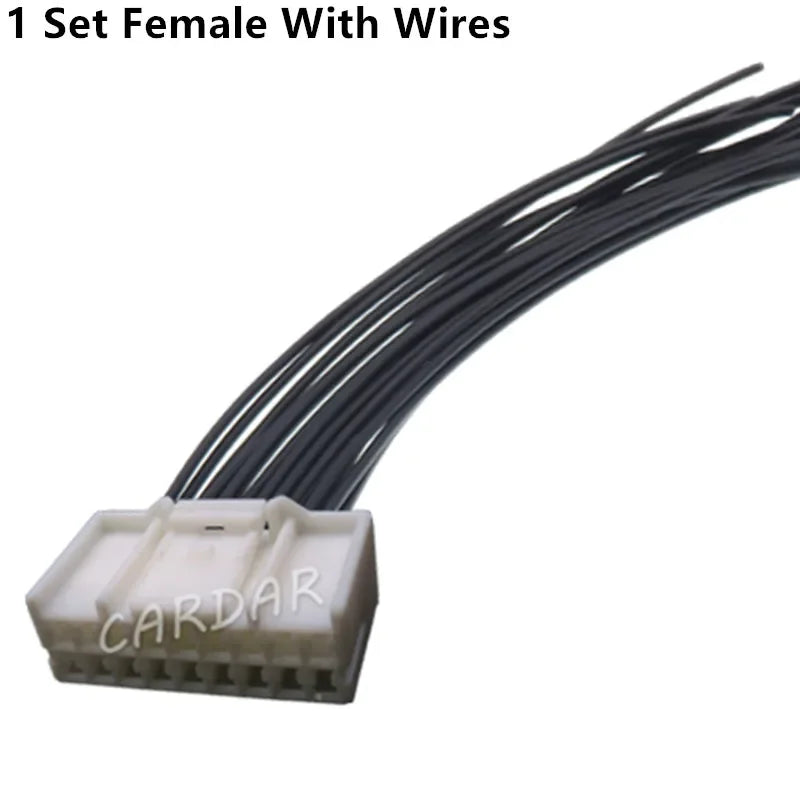 18 Pines Sin Sellar Macho Hembra Enchufe para Kia 936204-1 Interruptor Limpiaparabrisas Automóvil 936213-1 Conector Cableado Faros Coche
