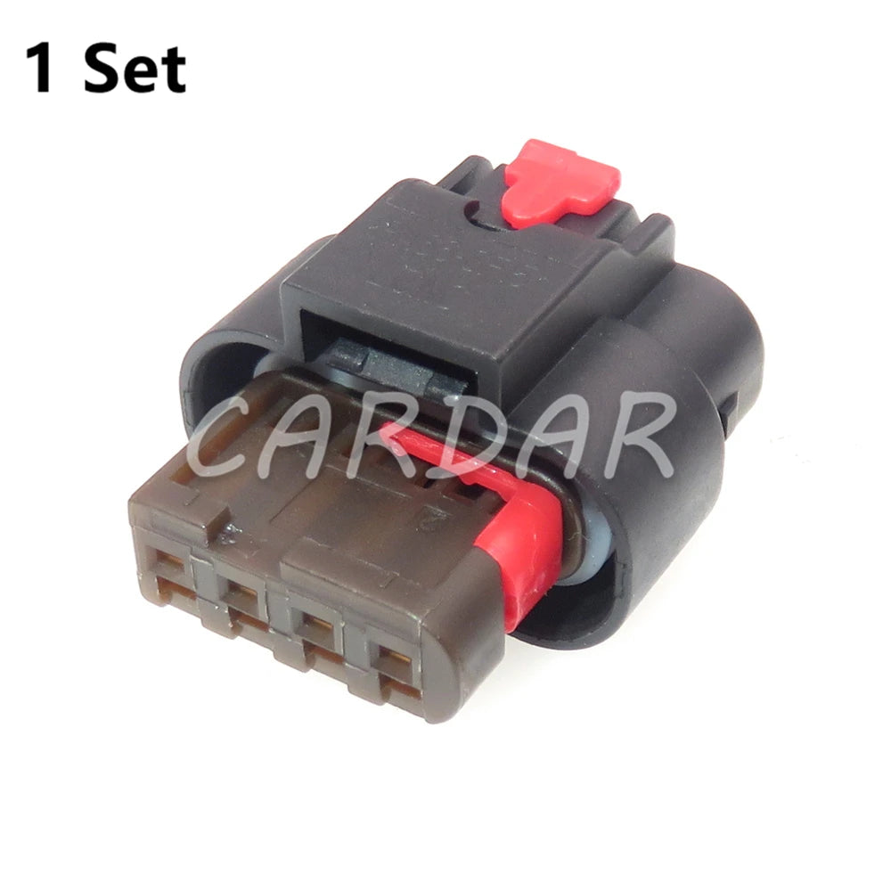 4 Pin 1-1456426-6 Car Louver Intake Grille Motor Wire Harness Socket for Cadillac Auto Electrical Connector