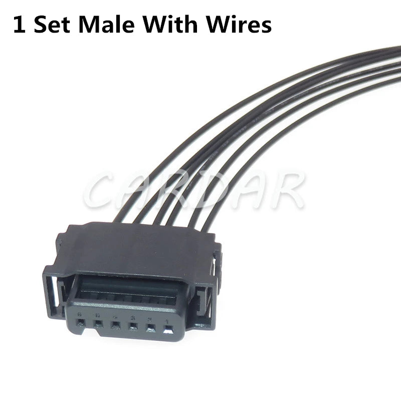 6 Pin 0.6 Series Automotive Waterproof Socket Auto Electrical Connector Car Plastic Housing Plug 872-665-001