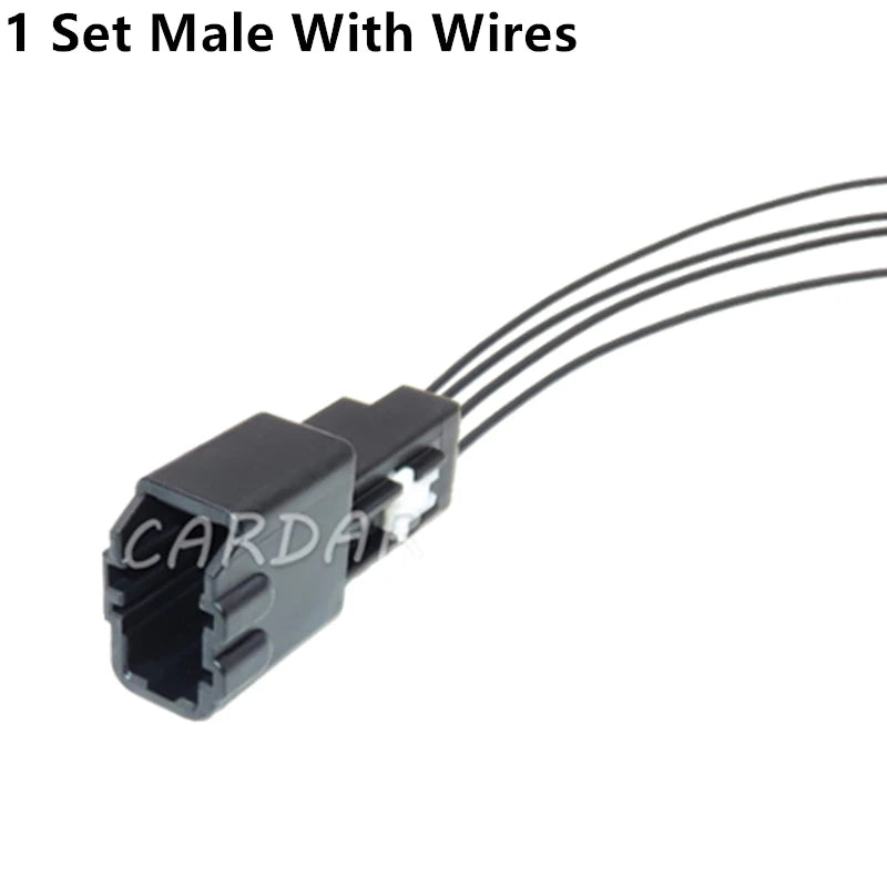 4 Pin 0.6 Series Miniature Female Male Plug 9315484 Black Unsealed Socket Automotive Wiring Terminal Connector