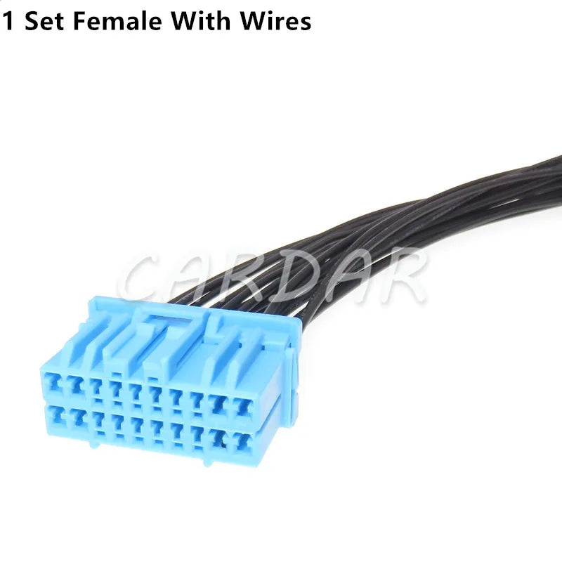 20 Pin Automotive CD Player Power Speaker Socket Audio Auto Connector For Honda Fit Buick MX5-A-20P-C MX5-A-20S-C