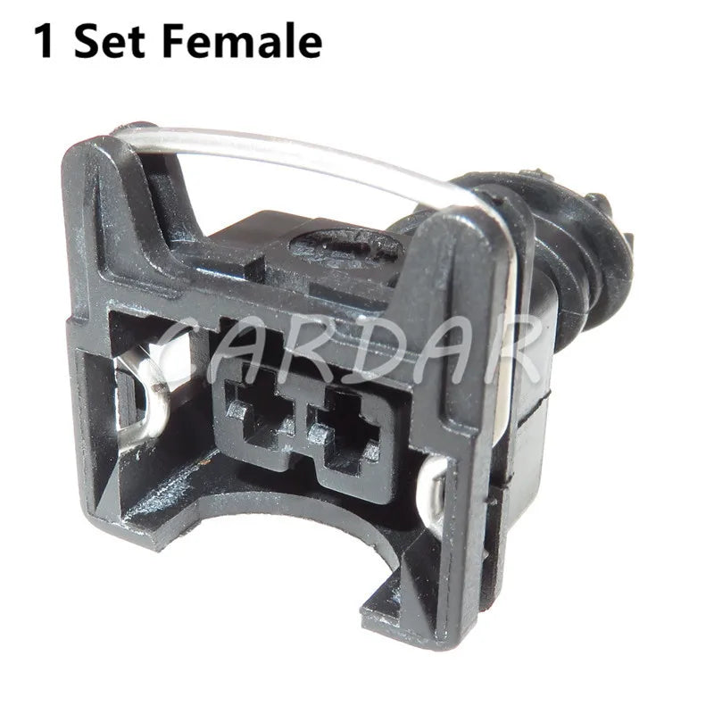 Adaptadores de enchufe de inyector de combustible de conector de cable eléctrico impermeable automático de 2 pines EV1 282189-1 282762-1