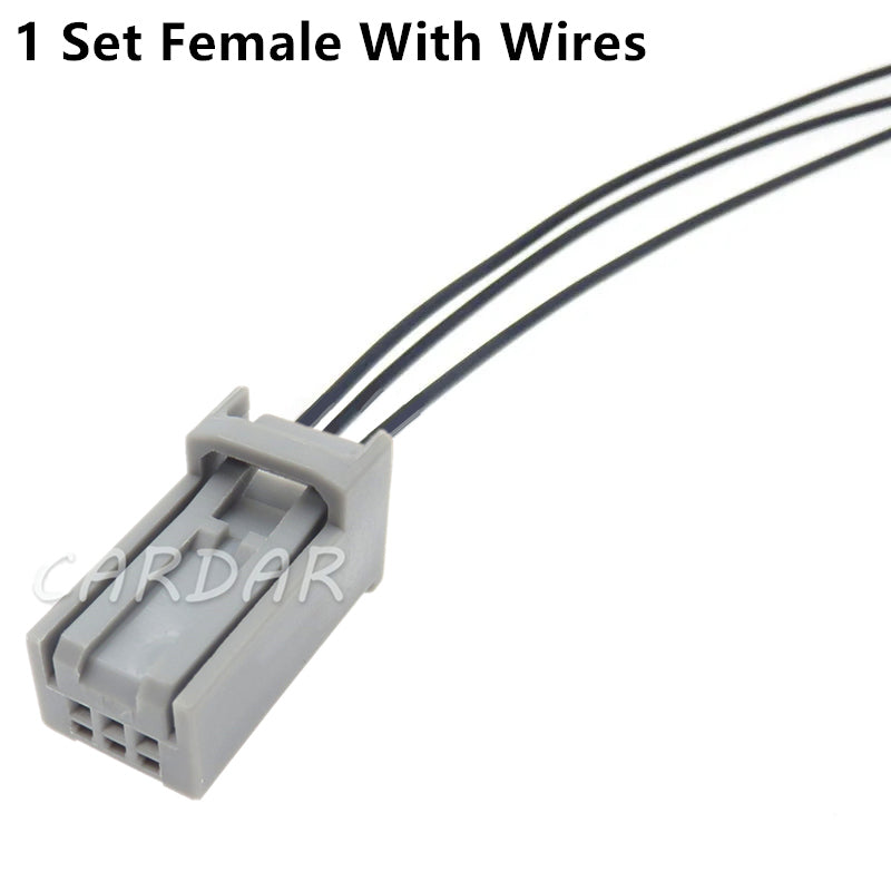 3 Pin MX34003SF1 Auto Connector Wiring Harness Cable Socket Car Plug
