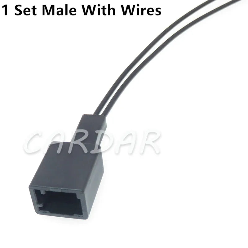2 Pin 02HEB-B-B 90980-12D25 Auto Socket Automotive Connector With Terminals For Toyota