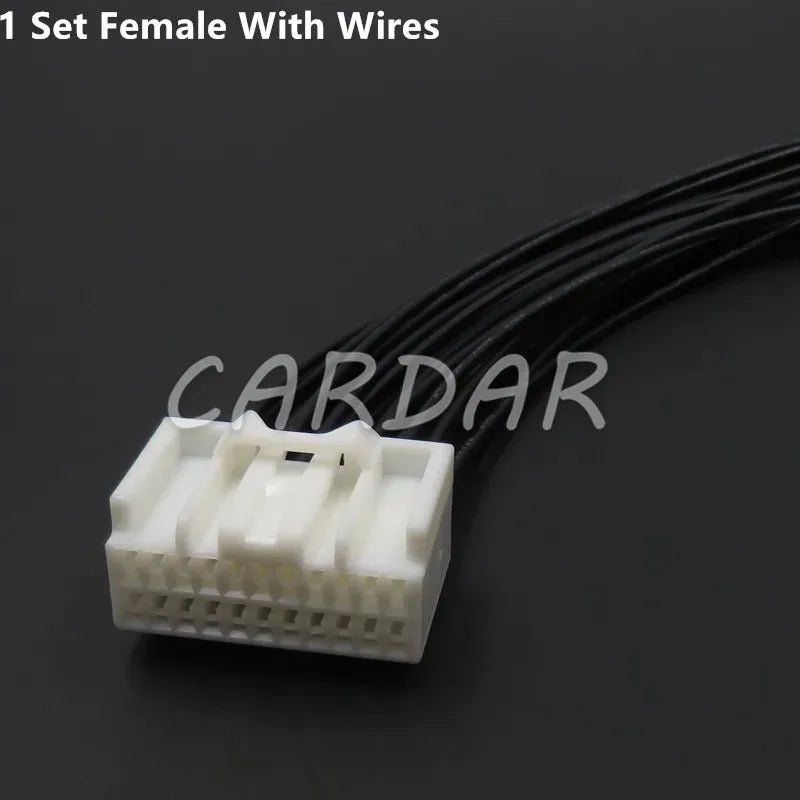 22 Pin Automotive Male Female Docking Wire Connector Car Unsealed Cable Socket 7282-5834 7283-5834