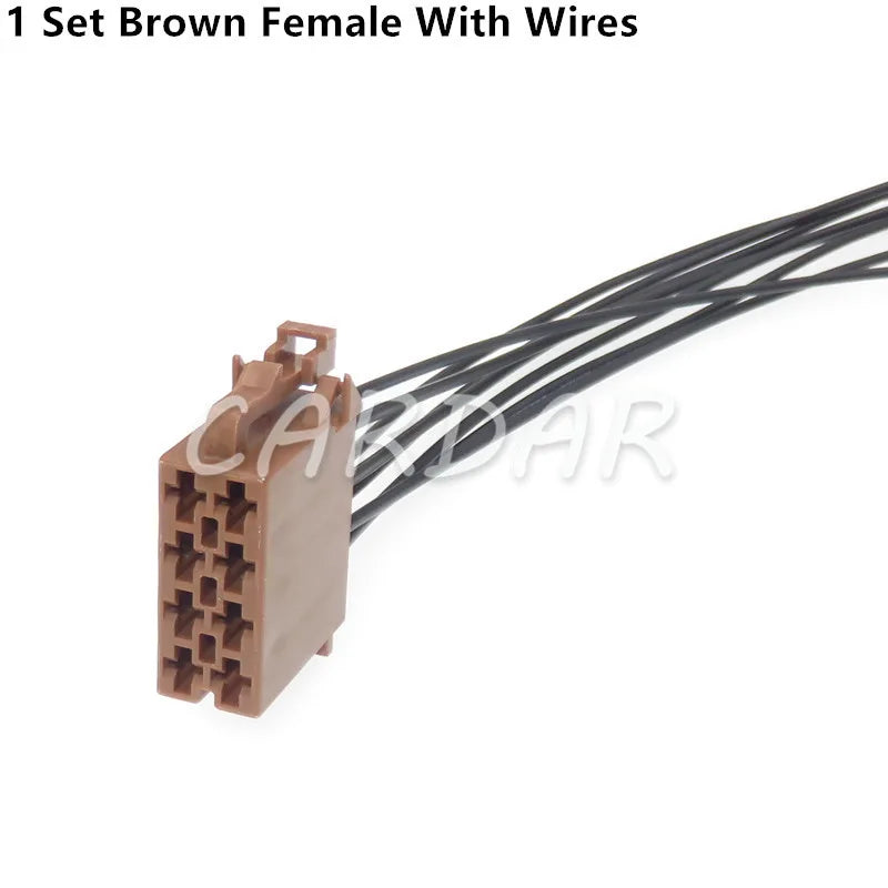 8 Pin 962189-1 962191-1 Automotive CD Wire Plugs Car Radio Speaker Plug Audio ISO Cable Socket For VW