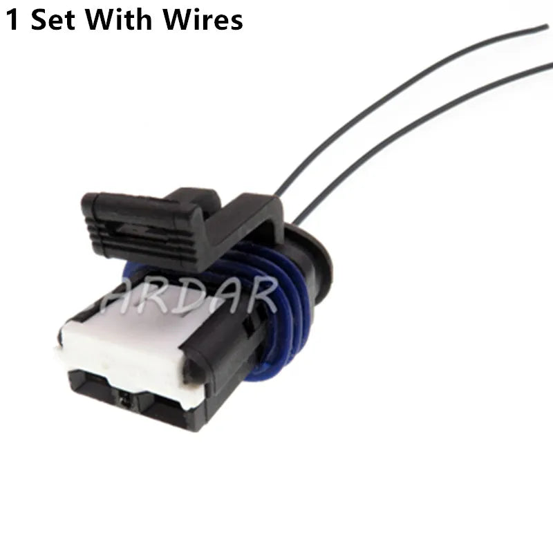 2 Pin Oil Injector Plug Waterproof Automotive Connector Cable Electrical Clip Auto Socket