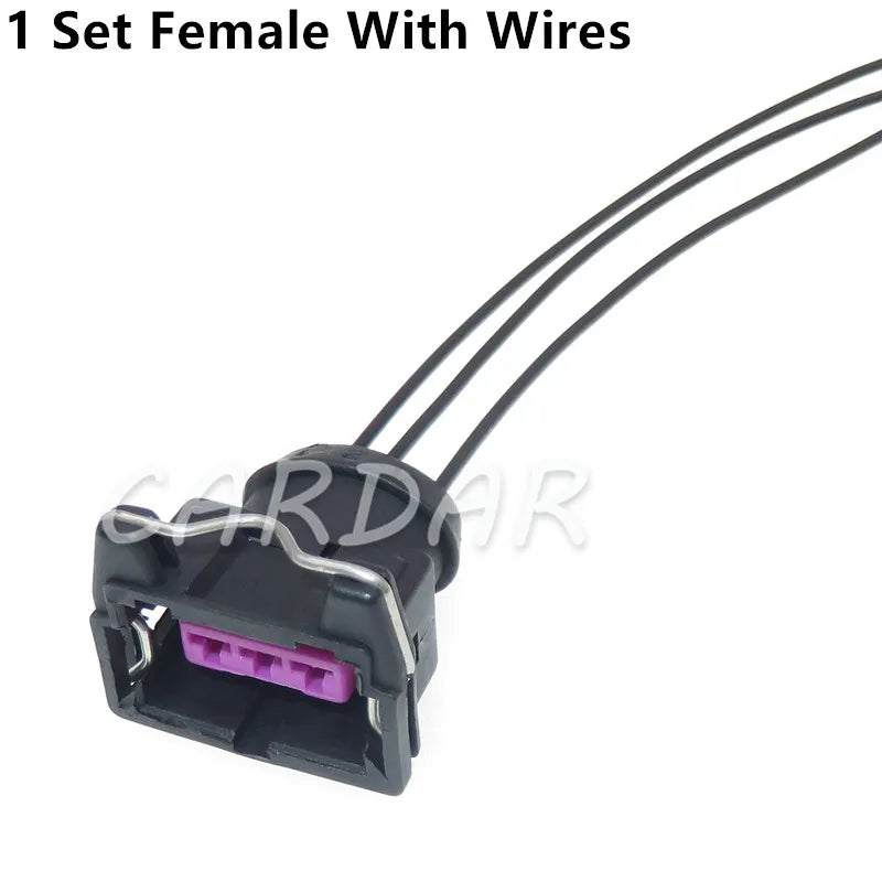 3 Pin 443906233 828840-1 Stepping Motor Idling Engine Socket Electrical Wire Connector For Bosch EV1 Auto Plug