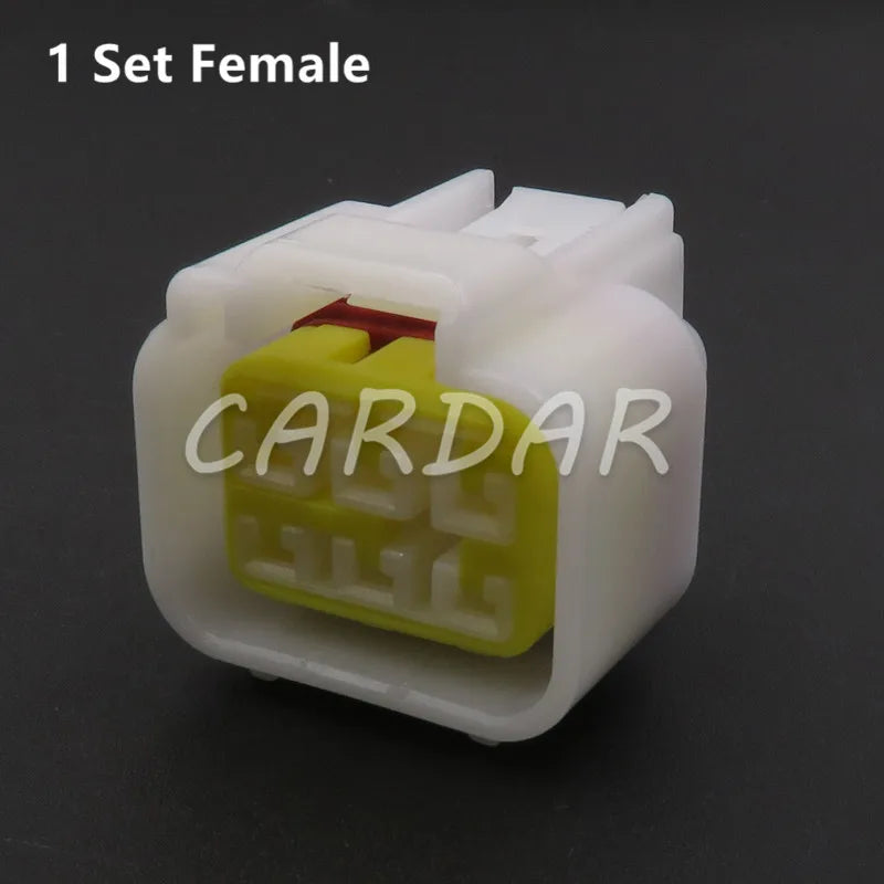 FW-C-6M-B FW-C-6F-B 6 Pin Waterproof Electrical Wire Connector Door Glass Lifter Wiring Socket For Cars
