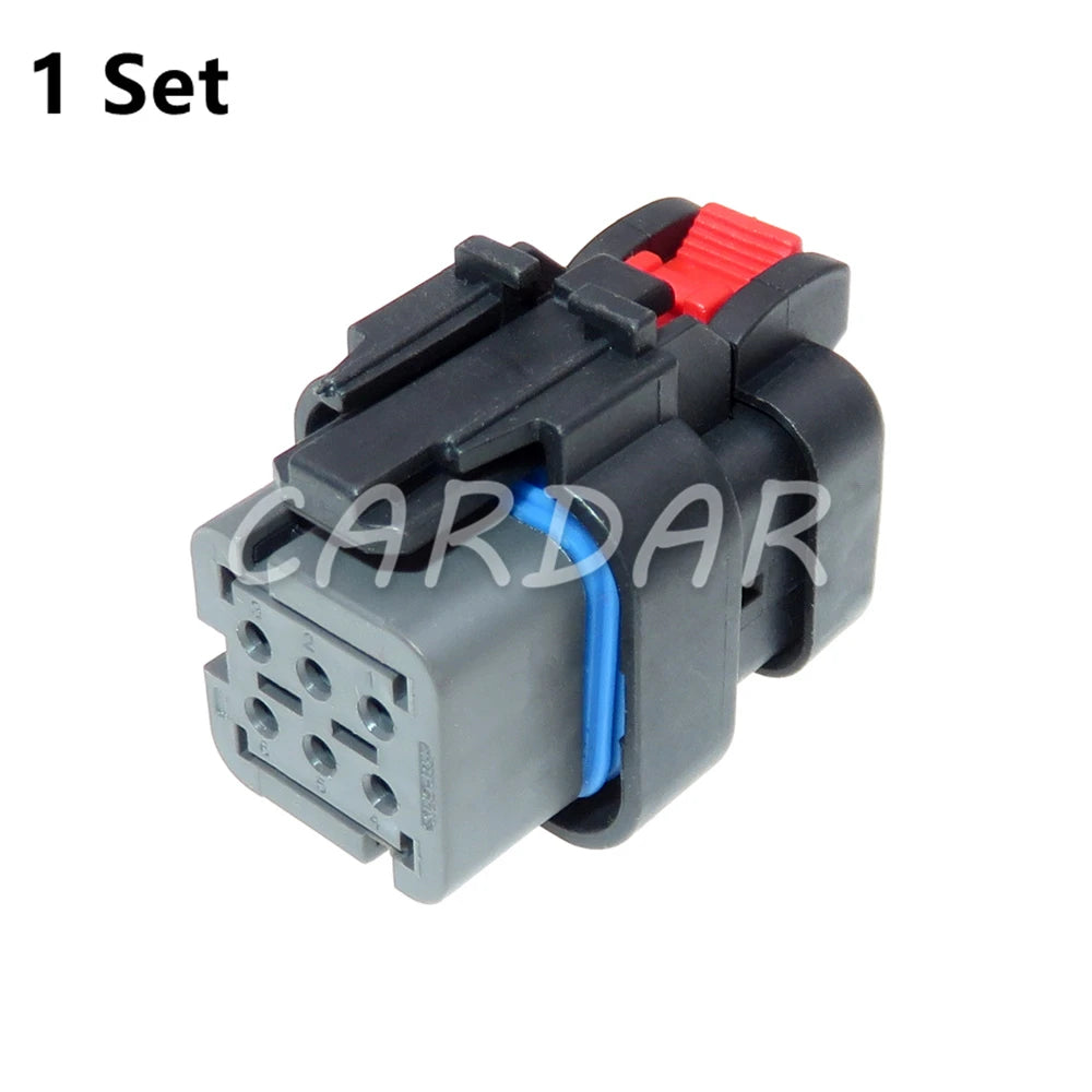 6 Pin 1.6 Series 776433-2 Auto Socket Grey Car Waterproof Plug Plastic Housing Electric Cable Socket