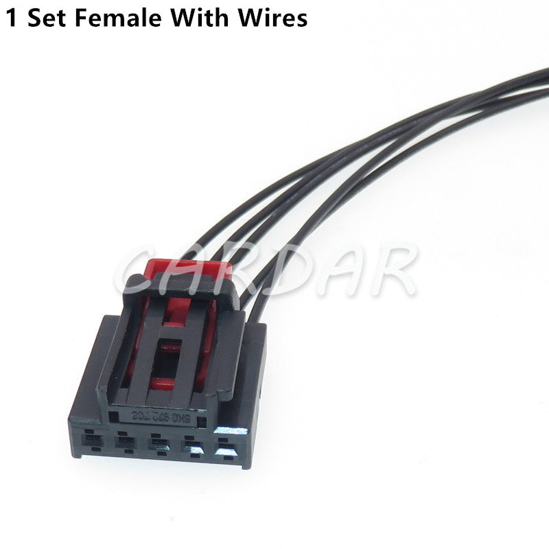 5 Pin Automobile Taillight Wire Harness Unsealed Socket For VW Audi 5G0972715 5K0972705