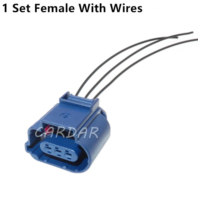 3 Pin Car Cable Harness Plastic Housing Waterproof Socket for VW Audi 8K0973703A