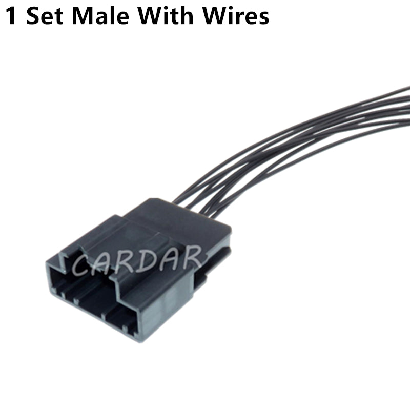 8 Pin 1.2 Series Auto Plastic Housing Socket Car Wiring Harness Male Plug Female Unsealed Connector 9-1419166-0 2098407-1