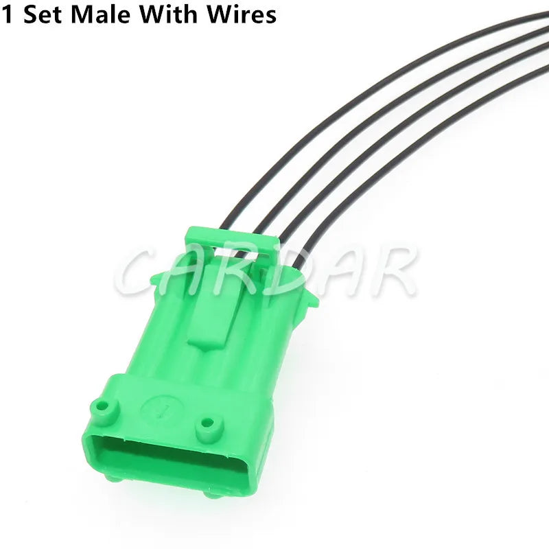 4 Pin 3.5 Series 144998-6 185001-6 Automobile Oxygen Sensor Male Female Docking Wiring Socket For Peugeot 307 206