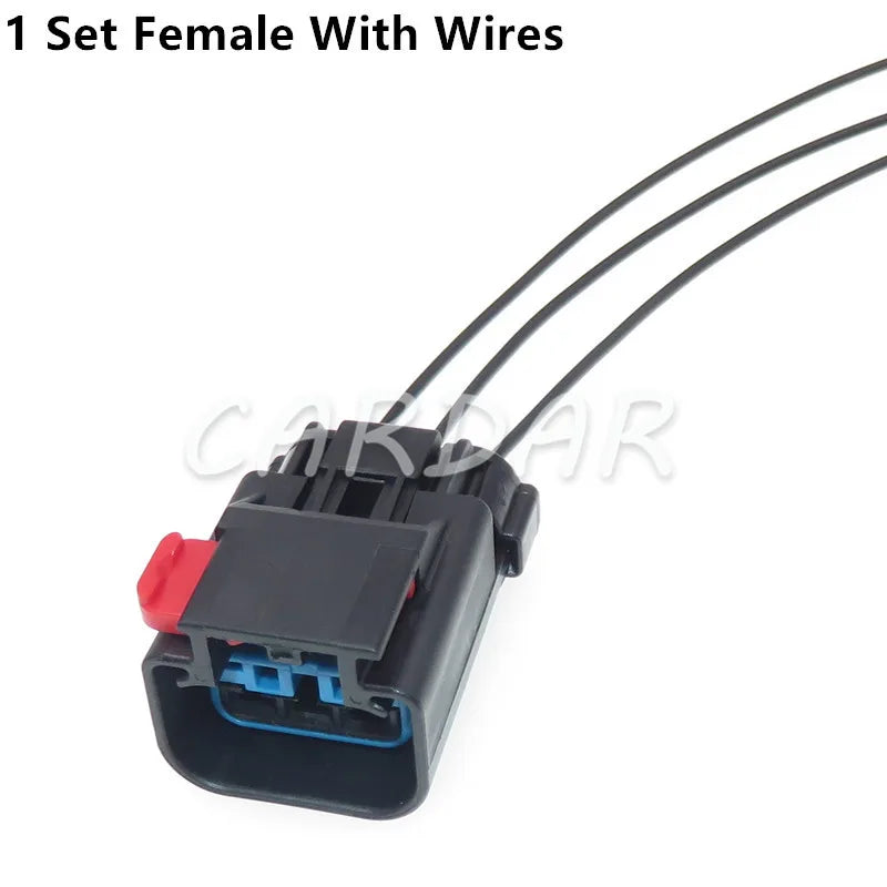 3 Pin 54200308 54200312 Headlight Socket Pigtail FCI Apex 2.8mm Waterproof Crankshaft Camshaft Position Sensor Connector