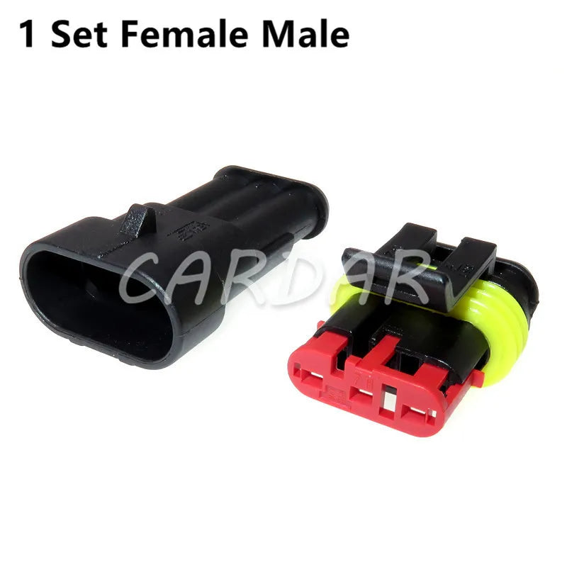 High Quality Superseal AMP/Tyco Waterproof Electrical Connector 1/2/3/4/5/6 Way Pin Sealed Plug Cable Sockets For Car Truck