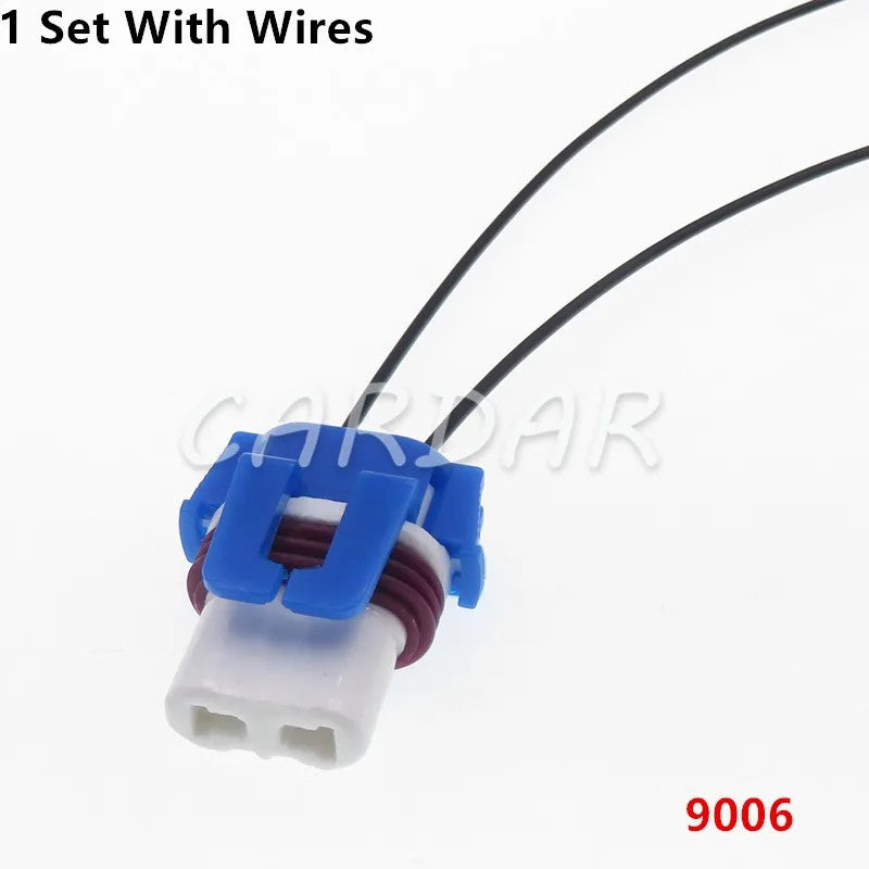 2 Pin 9006 Automotive Ceramics Lamp Light Socket For Auto Fog Lamp Connector