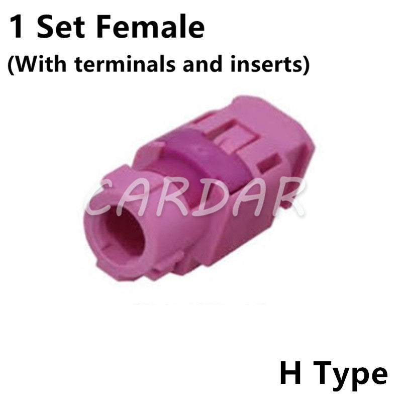 LVDS 4 Pin Connector Female Automotive Socket Universal Auto Modification Plug