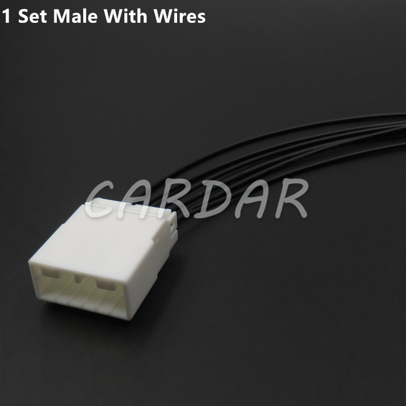 6 Pin 174930-1 174923-1 Electrical Motorcycle Wiring Socket Automotive Connector