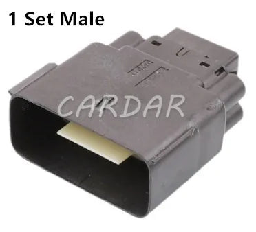 16 Pin Automotive Waterproof Inline Connector Car Cable Socket WPT-1142 34985-1601 34986-1601 With Terminals And Seal