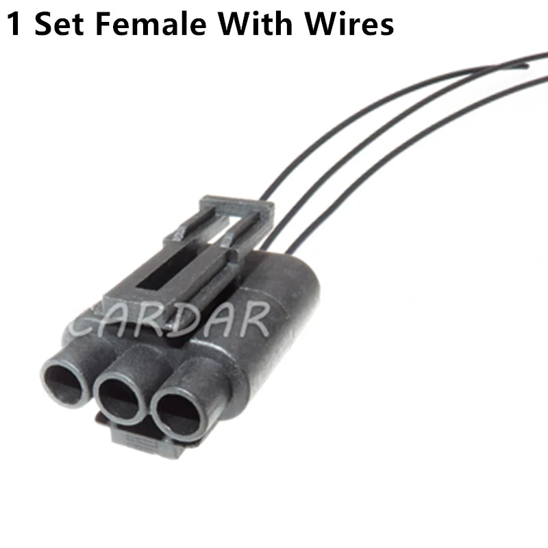 3 Pin 5267598-1 Waterproof Electrical Automotive Connector Plug With Terminals For Cars