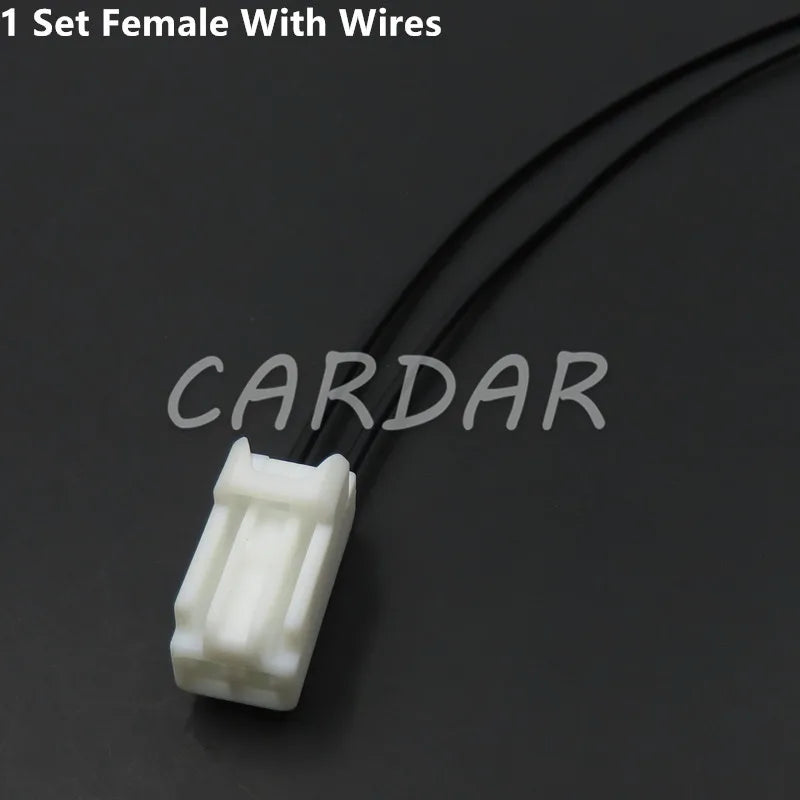 2 Pin 1300-9342 90980-12498 7283-2345 Automobile Cigarette Lighter Cable Connector Wiring Socket For Toyota Vios Levin