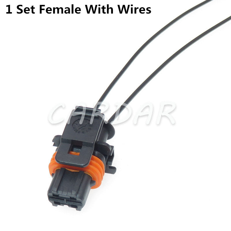 2 Pin 1928404072 1928403137 Common Rail Diesel Injector Plug Automotive Connector Socket For Bosch