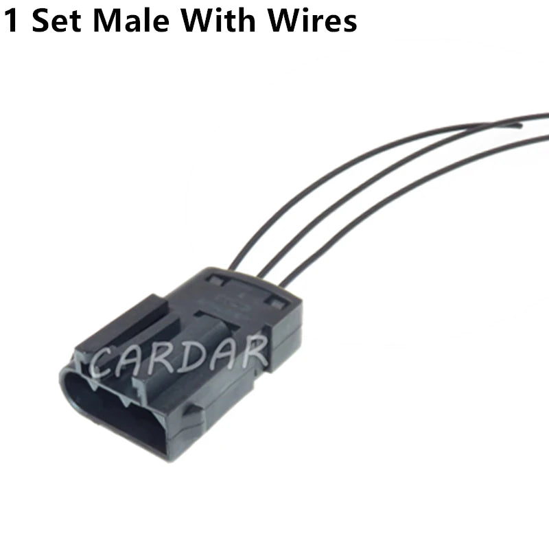 3 Pin 2.5 Series Auto Electric Wire Connector Male Plug Female Waterproof Wiring Socket For BMW