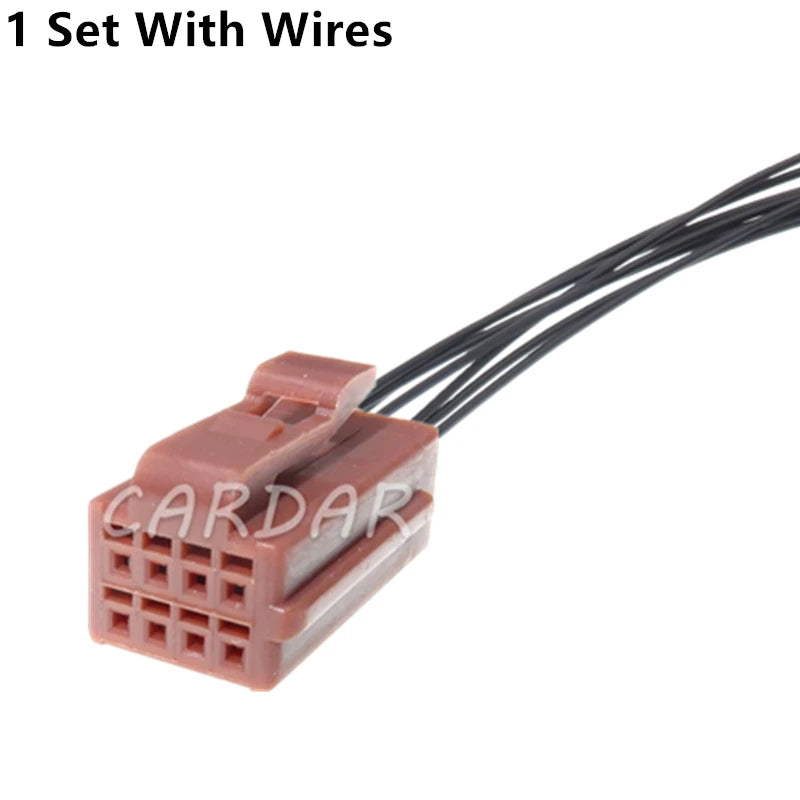 8 Pin Automotive Connector Car Socket With Terminals For Auto Central Control