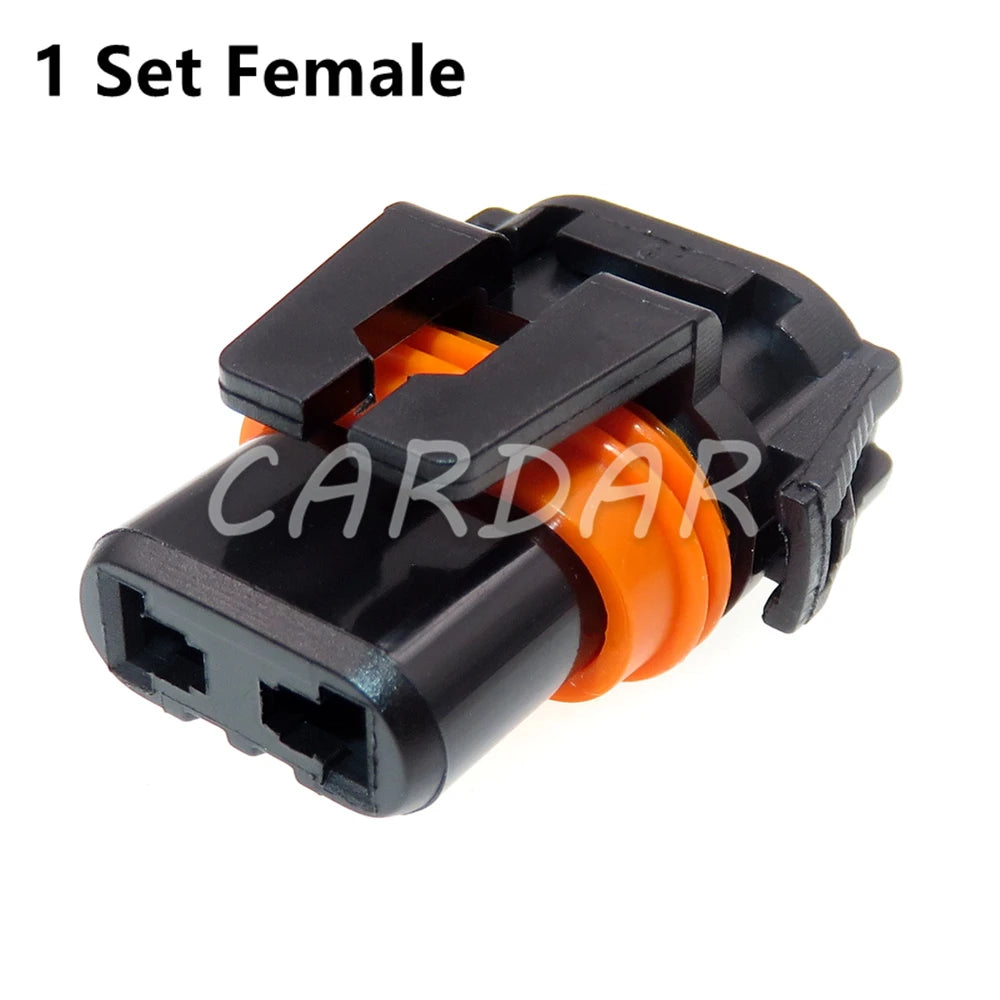 2 Pin 12059183 12059181 DJ9006 9006 Automotive Waterproof AC Power Wiring Connector HID Cable Plug Light Socket For Car