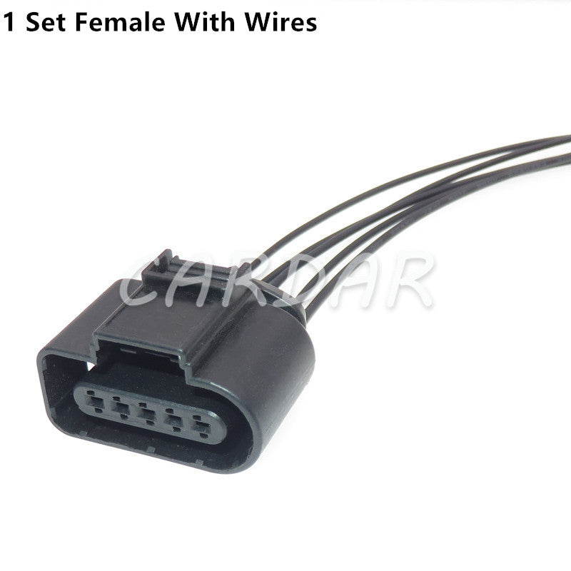 5 Pin 8K0 973 705 8K0973705 Auto Electric Wire Harness Plastic Housing Waterproof Socket For VW Audi