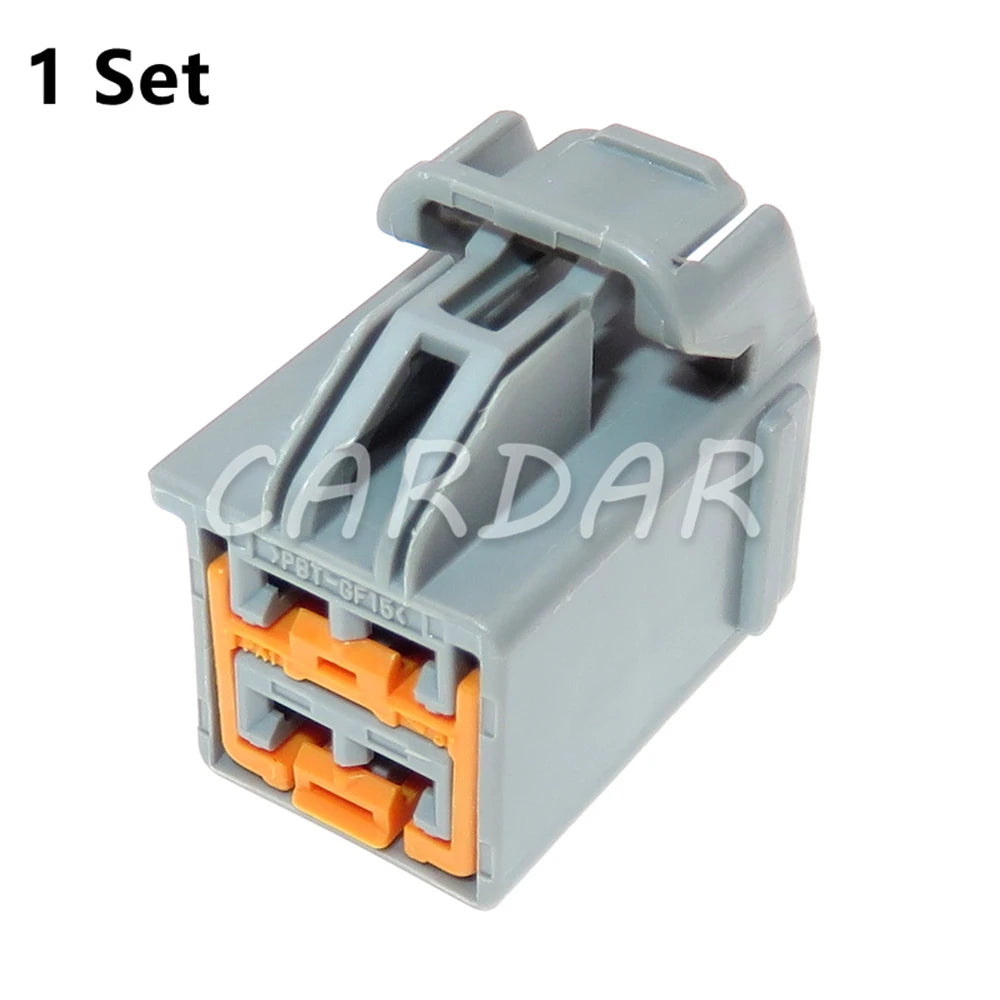 4 Pin 2.8 Series Automobile Unsealed Socket 7283-6446-40 Grey Wire Cable Electrical Connector