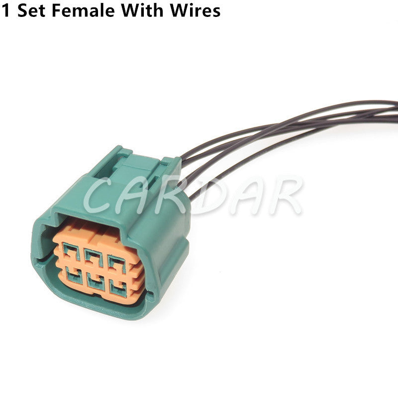 6 Pin 6189-0766 6189-1102 6181-0511 Electronic Throttle Plug Automotive Connector Socket For Nissan TEANA X-TRAIL