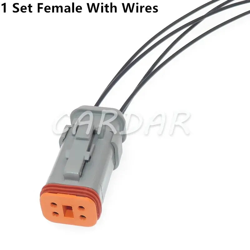 4 Pin 1.6 Series Auto Pump Truck Nozzle Wiring Cable Socket DT04-4P-E008 DT04-4S-E008
