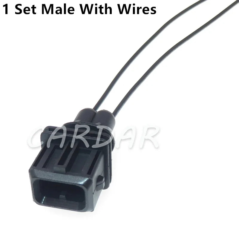 Adaptadores de enchufe de inyector de combustible de conector de cable eléctrico impermeable automático de 2 pines EV1 282189-1 282762-1