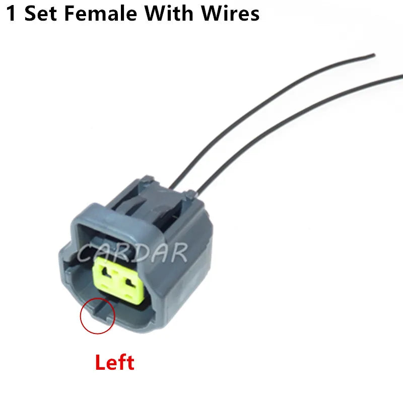 2 Pin 1.8 Series 184016-1 Automotive Wire Cable Harness Waterproof Socket With Terminal And Rubber Seals