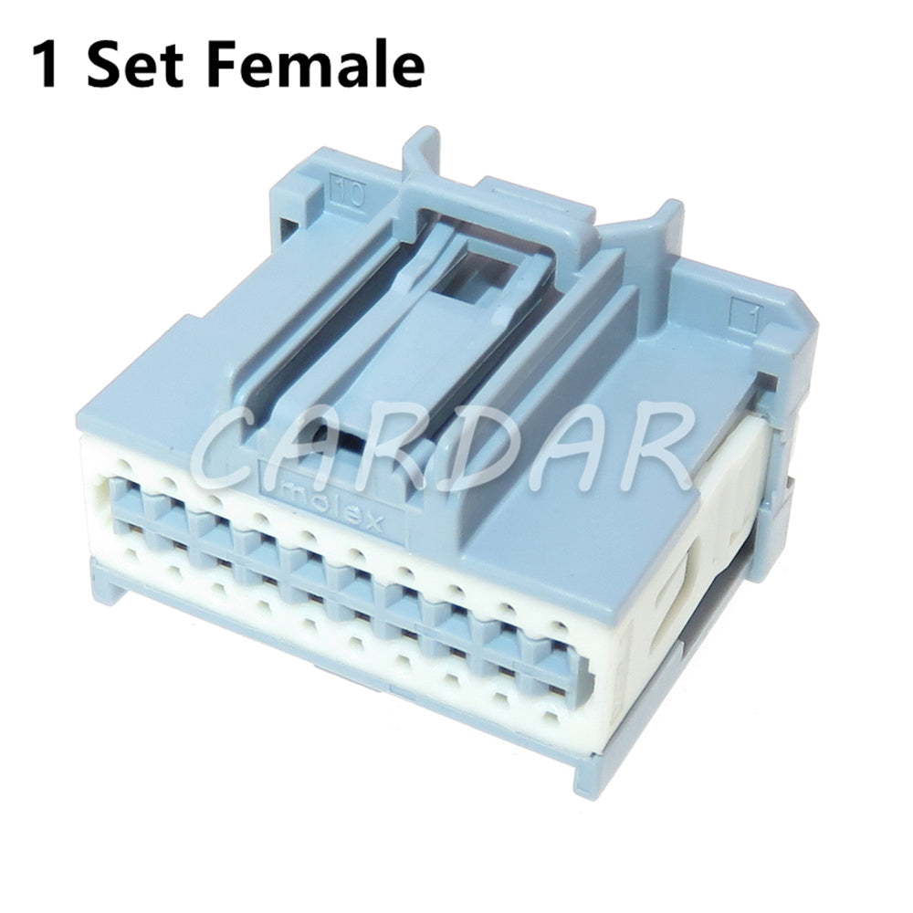 20 Pin Auto Wiring Harness Plug 34690-0201 34729-0201 Car Male Female Docking Socket Automobile Connector