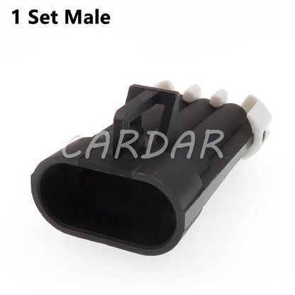 3 Pin 1212961 / 12129615 12110293 Metri-Pack 150 Auto Wire Connector Front Lamp Light Socket For CHEVROLET
