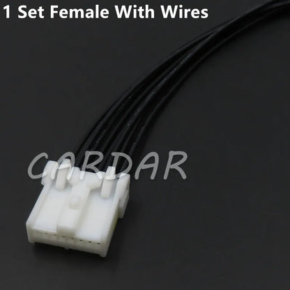 8 Pin 0.7 Series Automotive Sunroof Reading Lamp Wiring Harness Socket For Nissan 6098-1117 6098-1121