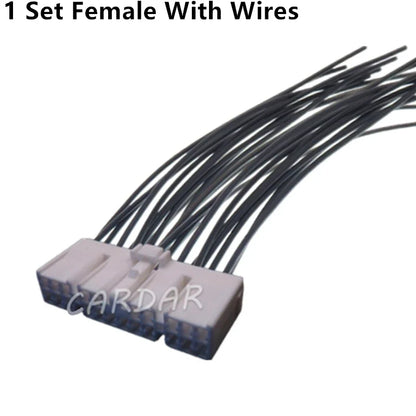 22 Pin MG651086 Automobile Fuse Box BCM Connector MG641089 Car Control Module Wiring Terminal Male Plug Female Socket