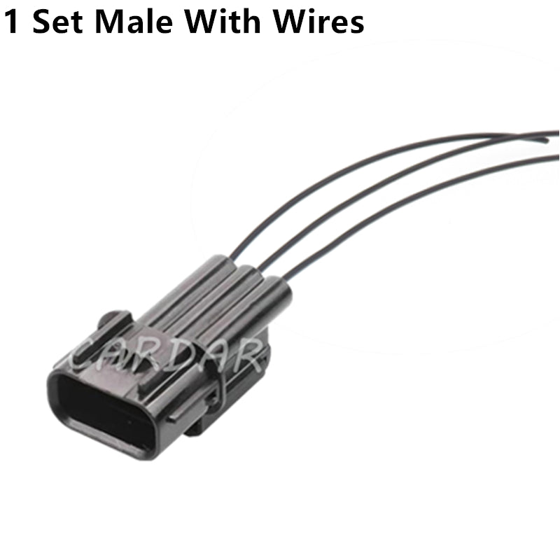 3 Pin 6189-7494 Car LED Fog Light Wire Socket Headlight Daytime Running Light Lamp Speaker Connector For Honda