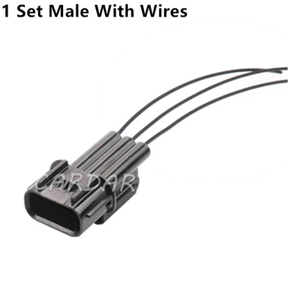 3 Pin 6189-7494 Car LED Fog Light Wire Socket Headlight Daytime Running Light Lamp Speaker Connector For Honda