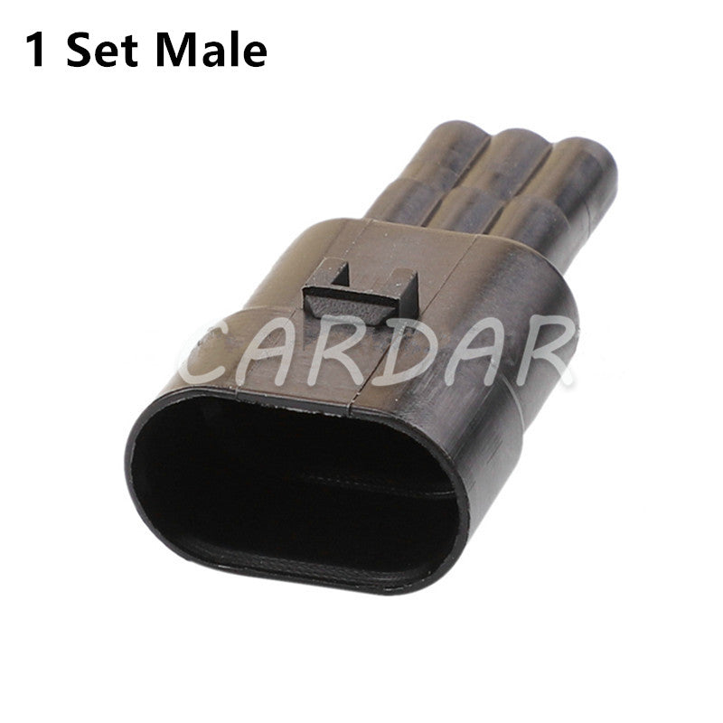 3 Pin 284425-1 284426-1 Waterproof Automotive Connector Sealed Sensor Socket Fuel Diesel Injector Ignition Coil Plug