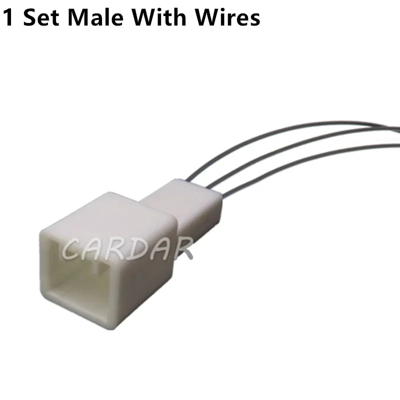 3 Pin 1.2 Series Automobile Male Female Plastic Housing Unsealed Wiring Harness Electrical Socket